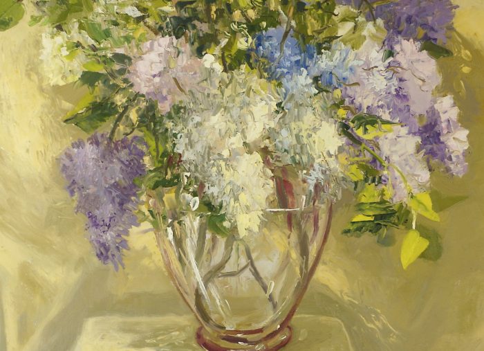 Lilacs on Table