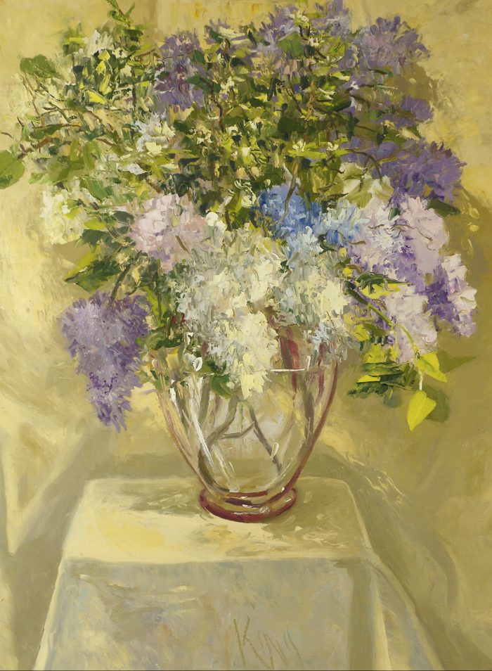 Lilacs on Table